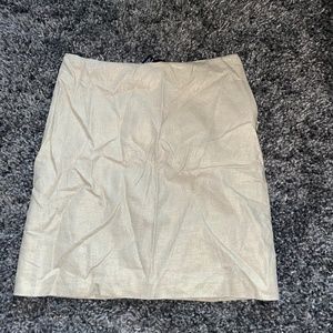 Gold/Tan/Cream Skirt Women's Size 2